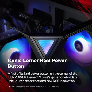 Ordinateur de bureau iBUYPOWER Element Gaming PC Intel Core i7 RTX 5070 12 Go 32 Go DDR5 1 To de stockage - Product Image 6