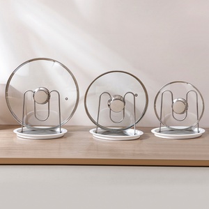 Stainless Steel Disk Lid Bracket Pot Lid Shelf Pan Cover Lid <b>Rack</b> Stand Sponge Spoon Holder <b>Dish</b> <b>Rack</b> Kitchen Accessories - Product Image 2