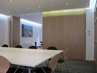 Cloison acoustique décorative pliable et mobile, design moderne, cadre en aluminium ignifuge, pour restaurant et bureau