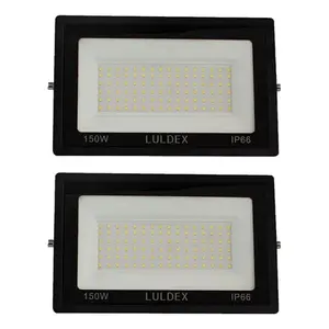 Projecteur LED SMD Luldex 150W, blanc froid 6500K, température de couleur RVB, étanche IP66 pour éclairage extérieur de paysage et d'entrepôt - Product Image 1