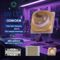 Puce LED UV Tianhui à angle lumineux de 60 degrés SDM 3737 365nm 385nm 395nm 405nm 420nm UVA LED