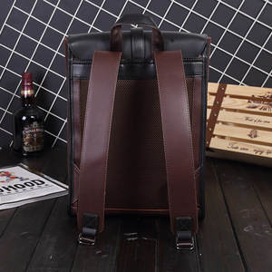 <span class=keywords><strong>Zaino</strong></span> <span class=keywords><strong>da</strong></span> Uomo per Ufficio e Viaggi, <span class=keywords><strong>Zaino</strong></span> <span class=keywords><strong>Vintage</strong></span> per Laptop in Pelle - Product Image 4