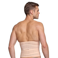 Moldeador de cuerpo ajustable para hombres al por mayor malla transpirable Control de barriga fajas Ejercicio de fitness cinturón de soporte de cintura