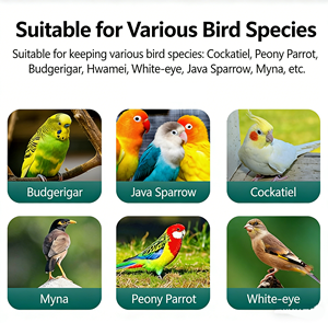 Taşınabilir Büyük Çift Bölmeli Kanarya Güvercin Kafesi Metal Kuş Kafesi Jaulas Para Pajaros Serçe Papağan Kafesi Küçük Üretim Kafesi - Product Image 5