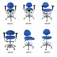 Tabourets mobiles dentaires ergonomiques d'assistant réglable de haute qualité