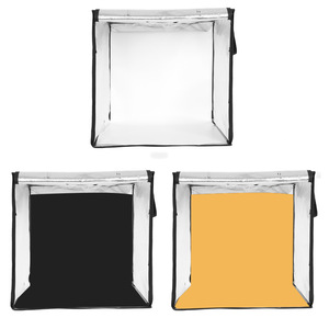 Suitable 31.5 Inch Portable Photo <b>Shooting</b> Tent 80*80*80cm LED Light Box Metal 5500k Color for Photography Table Top <b>Shooting</b> - Product Image 3