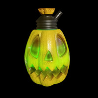 Mini Chicha Spéciale en Gros, Petite Chicha LED Colorée en Forme de Citrouille, Cadeau d'Halloween, Barre Lumineuse en Résine pour Chicha, pour les États-Unis