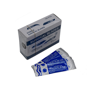 Pisau Bedah Disterilkan Baja Tahan Karat Ukuran 11 Pisau Bedah Mikro - Product Image 4