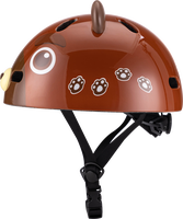 Casque de vélo pour tout-petits en forme d'ours 3D mignon, certifié CPSC EN1078, réglable, pour skateboard, trottinette, enfants, garçons, filles