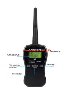 LEIXEN N8 เครื่องนับความถี่ดิจิตอลขนาดเล็ก CTCSS/DCS เครื่องทดสอบโทนเสียงสำหรับวิทยุสองทาง (สีดำ) L703 - Product Image 2