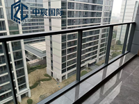 Système de main courante d'escalier en acier galvanisé Zhongchen, garde-corps métallique étanche pour la sécurité des bâtiments intérieurs et extérieurs
