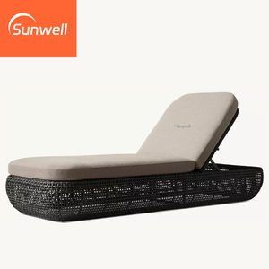 <span class=keywords><strong>Tumbona</strong></span> comercial para piscina de Hotel al aire libre, muebles de ratán sintético, <span class=keywords><strong>tumbona</strong></span> de playa de mimbre para piscina de playa - Product Image 5