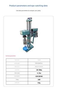 Machine de capsulage semi-automatique pour bouteilles de vin, de liqueur et de verre, avec bouchons à vis ROPP et en aluminium - Product Image 4