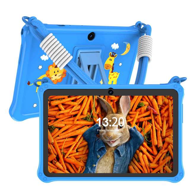 The Cheap 7 Inch Rugged Educational Tablets for Students Android Tab for Kids 7" Learn Educational Tablet for Kids