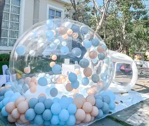 Funworldsport tenda Bubbled instan berkemah luar ruangan tenda pondok gelembung balon tiup untuk merekrut