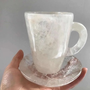 Verre à <span class=keywords><strong>eau</strong></span> en cristal sculpté de haute qualité, cristal, transparent, naturel, vente en gros, - Product Image 5