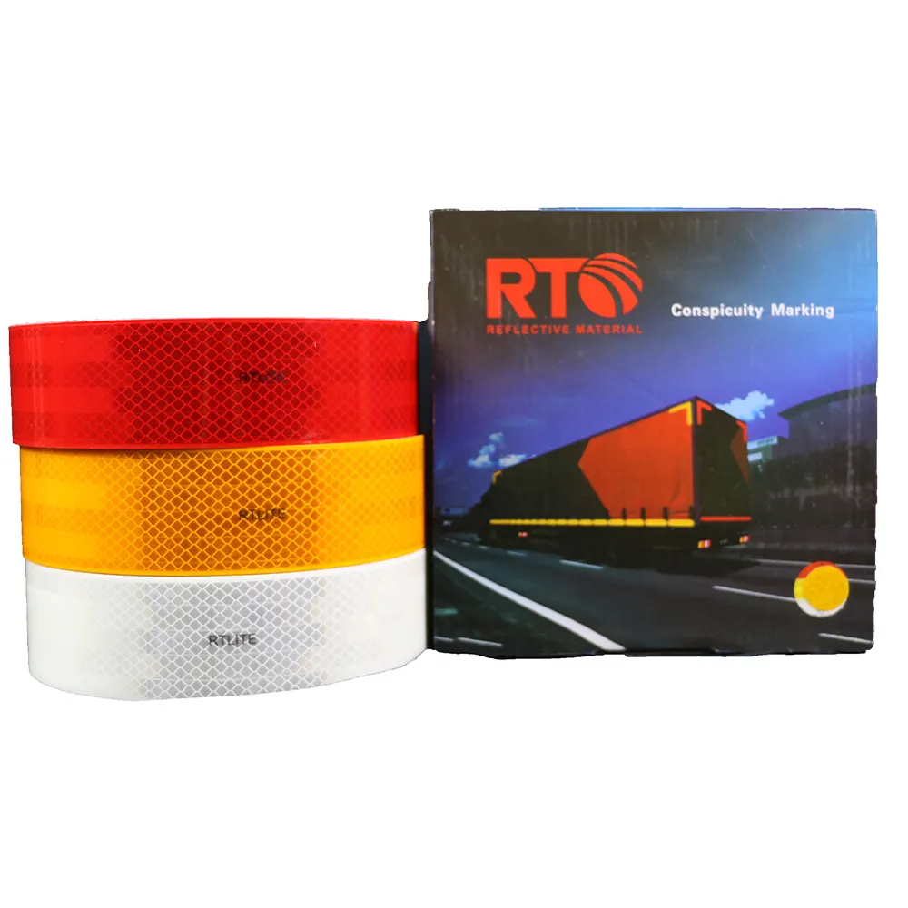 Certificated Self Adhesive Reflective Tape For Truck Decoration