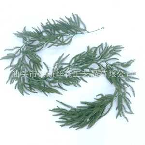 Guirlande de sapin artificiel de Noël, 1,8 m, quatre à six branches, décorations vertes pour la décoration des fêtes - Product Image 5