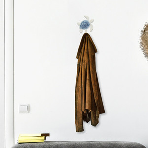 HMS in ghisa tartaruga gancio da parete 4 \ "blu panno di metallo bianco per cucina bagno casa asciugamano da Garage abbigliamento gioielli di stoccaggio - Product Image 6
