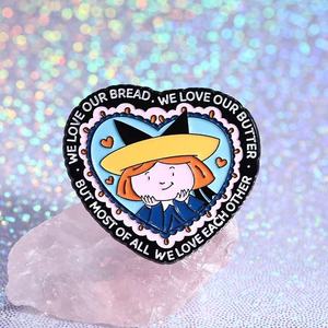 Spilla in lega carina piccola strega-spilla in stile giapponese e coreano per accessori per Outfit versatili, regalo all'ingrosso - Product Image 4