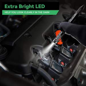 Stylo multifonction 9-en-1 avec lumière LED, stylet, niveau, tournevis, gadgets sympas pour homme/femme/mari/père/mécanicien/petit ami - Product Image 4