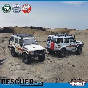 RGT EX86190 Rescuer LC76 1/10 RTR 2.4G 6CH Portal Axle 2S 3S Lumières 4WD 4X4 Camion SUV RC Électrique 1/10 Jouet Cadeau pour les Passionnés - Product Image 5