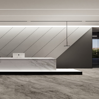Panneau composite en aluminium ignifuge et imperméable ACP pour revêtement mural de bâtiments commerciaux