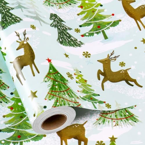 Snowy Wonderland Deer Christmas Tree