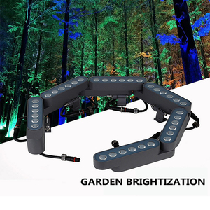 Luci pieghevoli a led per abbracci per alberi 6w passerella da giardino illuminazione per paesaggi decorazione luci collegabili per alberi di cocco