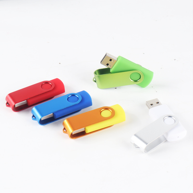 Wholesale Bulk Cheap 2Gb 4Gb 8Gb 16Gb 32GB 2.0 Custom Memory Pen Drive 2.0 Stick Metal Pendrive Swivel Usb Flash Drives