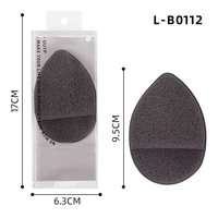 Offre Spéciale UUYP L-B0112 Éponge Faciale Lavable Écologique en Forme de Goutte Tampon Nettoyant Non-Latex en Maille Nid d'Abeille Exfoliant
