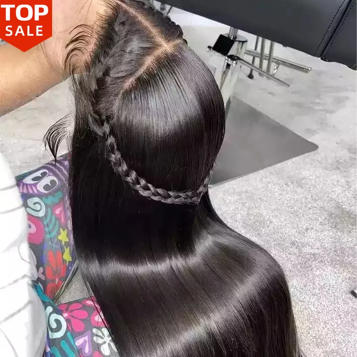 12A Glueless HD Full Lace Human Hair Wigs Raw Indian Virgin Hair Lace Front Wigs Transparent Lace Frontal Wigs Vendor