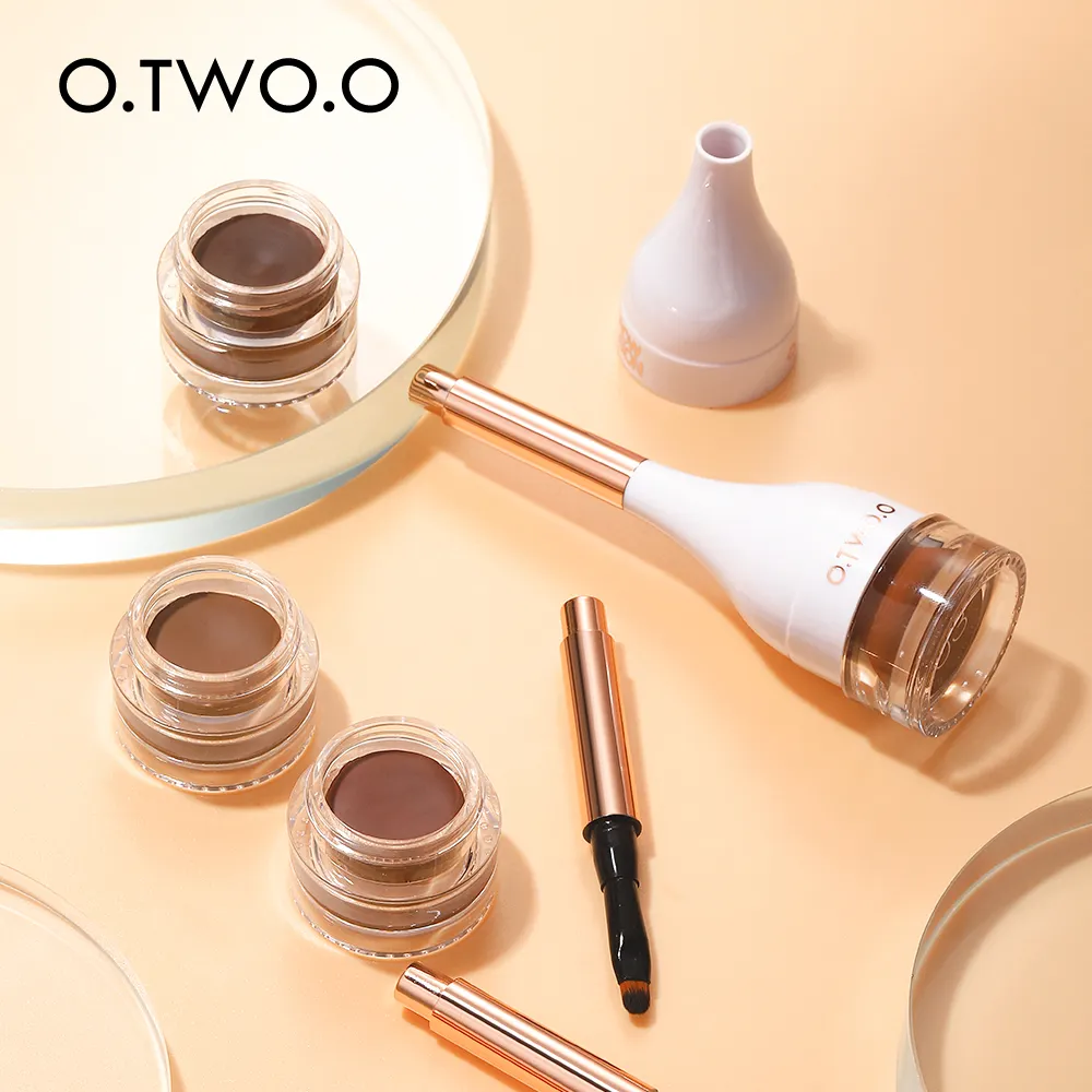 O.TW O.O मेकअप थोक 4 रंग भौं क्रीम लंबे समय तक चलने निविड़ अंधकार 3D आँख भौंह को आकार देने जेल