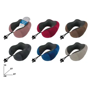 Oreiller de voyage pour le cou, 27x27x13 cm, pour avion, voiture, sommeil confortable, coussin - Product Image 1