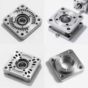 Pièces de fraisage CNC de précision personnalisées de haute qualité Pièces personnalisées d'usinage CNC en acier inoxydable en aluminium - Product Image 1