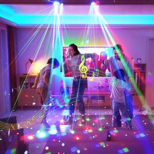 Luz Móvil de Cabeza LED de 50W al por Mayor, Control Remoto DMX, Luz de Discoteca RGBW, Bola Mágica Giratoria, Láser Rojo y Verde para Parques Temáticos y <span class=keywords><strong>DJ</strong></span> - Product Image 6