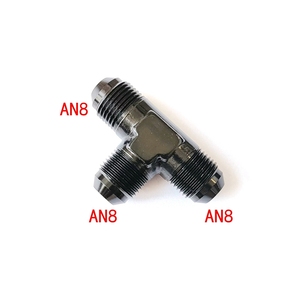 AN4 AN6 AN8AN10ブルー/ブラックカーアルミニウムTシャツTピースユニオンコネクタオスアダプタオイル燃料エアホースエンドトランスフォーム<span class=keywords><strong>AN</strong></span>フィッティング - Product Image 1