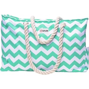 Free Sample Shoulder Bag <b>Canvas</b> Personalised Rope Shopping Vacation <b>Beach</b> Essentials Tropical Fruit Pineapple Pattern Tote Bag - Product Image 5