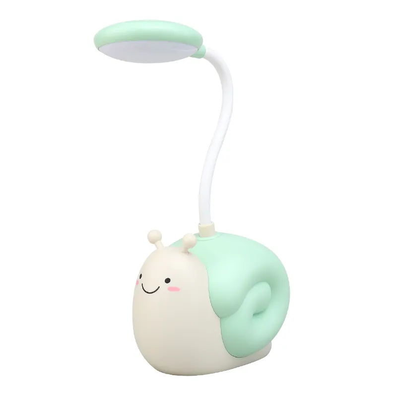Новинка 2022, милая Светодиодная настольная лампа в виде улитки кролика, ночник, стол для ухода за глазами с USB-зарядкой для дома и офиса