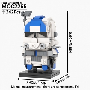 MOC2262-2270 Imperial Stormtrooper Wolfe Five <span class=keywords><strong>Hunter</strong></span> Commander Cody Tech Echo Wrecker Crosshair Space <span class=keywords><strong>Wars</strong></span> Head Bricks Jouets pour Enfants - Product Image 3