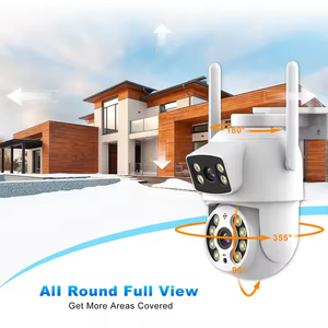 Caméra de sécurité sans fil extérieure 6MP Icsee WiFi PTZ Double objectif Suivi automatique Vision nocturne Audio bidirectionnel Stockage de données dans le cloud - Product Image 5