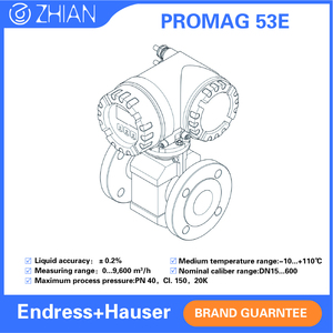 เครื่องวัดการไหลแบบแม่เหล็กไฟฟ้า Endress+Hauser E+H 53E65 เครื่องวัดการไหลแบบแม่เหล็ก - Product Image 4