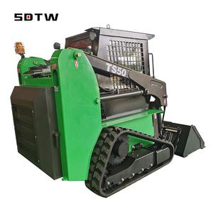 SDTW TS50 <span class=keywords><strong>40kw</strong></span> 50hp 2.8t XINCHAI / Yanmar mesin front end kebun pertanian kecil panas kompak selip steer <span class=keywords><strong>loader</strong></span> mini untuk dijual - Product Image 5