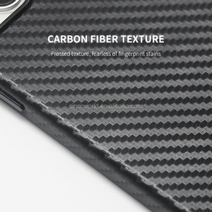 Funda <span class=keywords><strong>de</strong></span> <span class=keywords><strong>fibra</strong></span> <span class=keywords><strong>de</strong></span> carbono para teléfono Funda <span class=keywords><strong>de</strong></span> cuero para teléfono móvil para iPhone 16E Fundas para mujeres <span class=keywords><strong>y</strong></span> hombres - Product Image 4