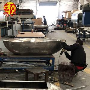 Street square Stainless Steel Vase <strong>Garden</strong> Custom Size Brushed Stainless Flower Trough - Product Image 3