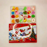 Mainan Promosi Squishy Steamed Bun Pinch Toy Box Set Kalender Advent Mystery Bun Countdown Box Slow Rising Dumpling Fidget Toy