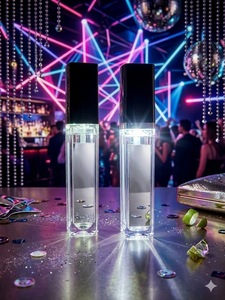 <b>Plastic</b> Lip Gloss <b>Tubes</b> with LED Light Screw Cap 9ml Capacity - Product Image 1