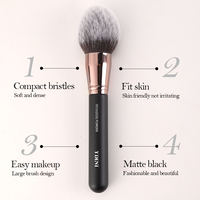 YDINI Besller Rose or Virole Maquillage Brosse Ensemble Nylon Cheveux En Gros Avec Usine Direct Prix Échantillon Gratuit En Stock