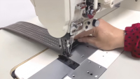 1510 Machine à coudre industrielle à bras long robuste à entraînement direct à 1 aiguille à bras long de 18 pouces