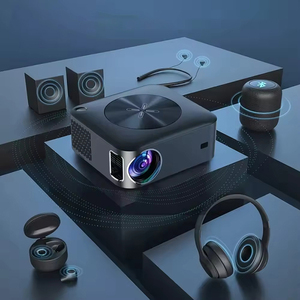 Projecteur portable X1 avec Android intelligent 4K 1080P, lumière LED, objectif ultra courte focale pour <span class=keywords><strong>jeux</strong></span> vidéo, télévision, home cinéma, cinéma mobile - Product Image 3